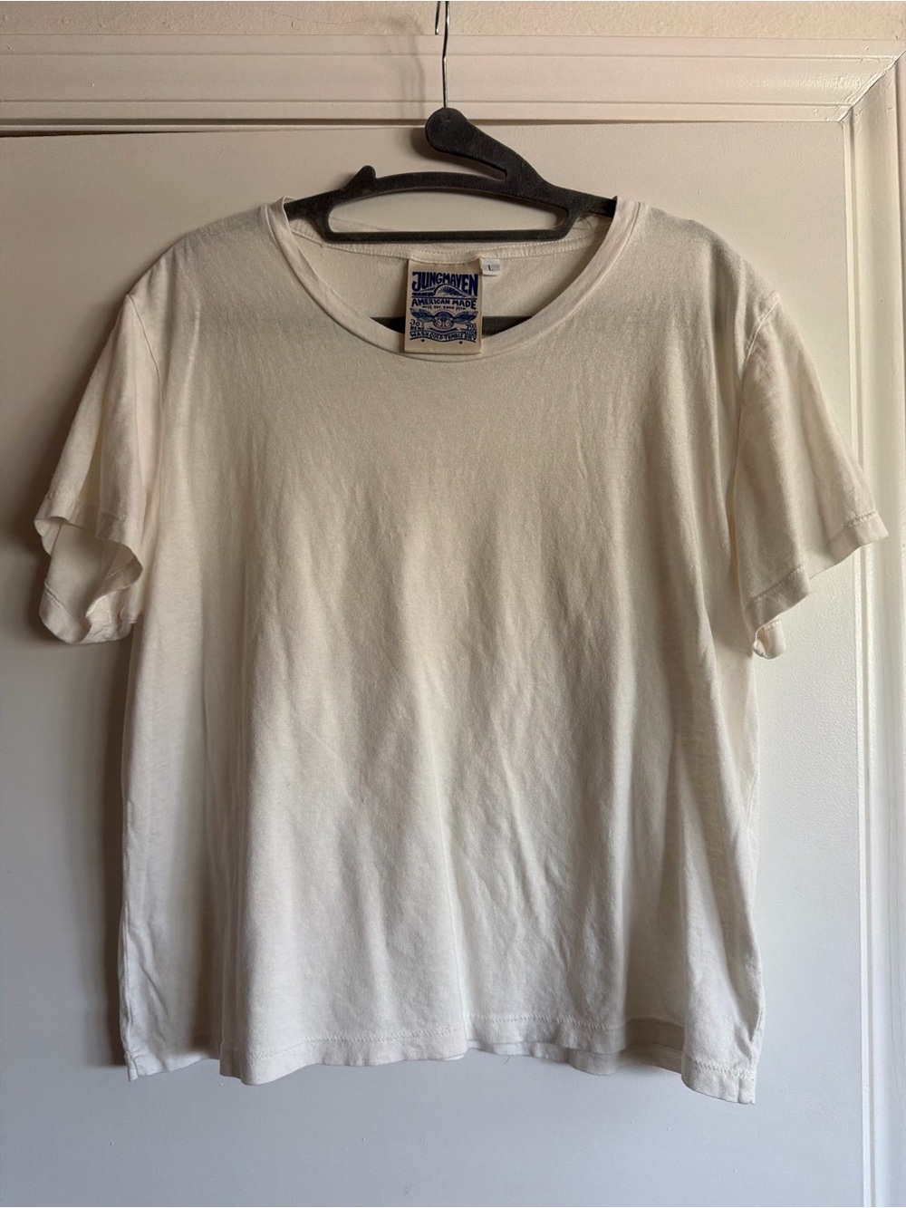 Jungmaven Off-White Short Sleeve Crew Tee